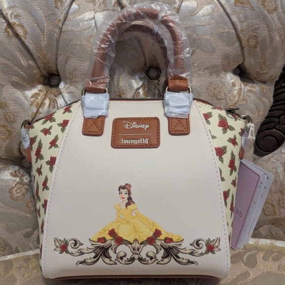 Disney Belle with Roses Mini Satchel and Matching Wallet - Picture 3 of 13